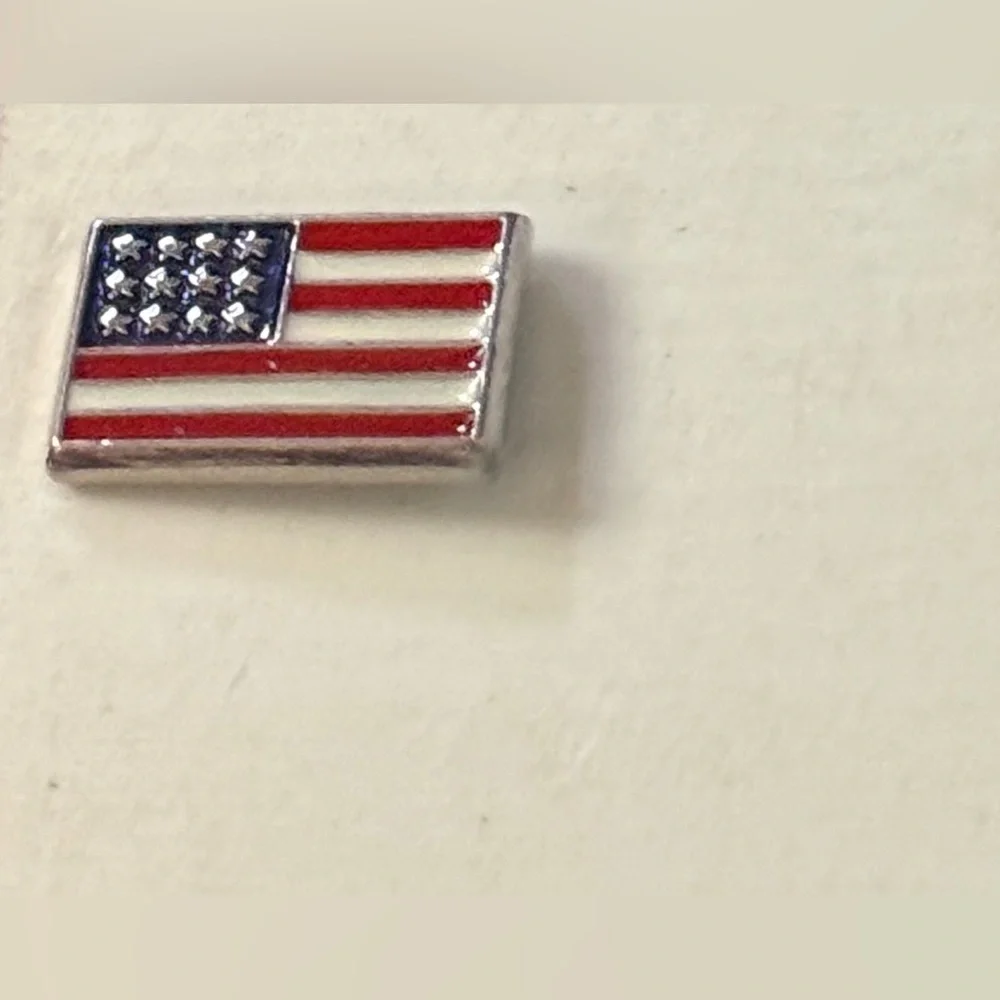 Patriotic American Flag Lapel Pin